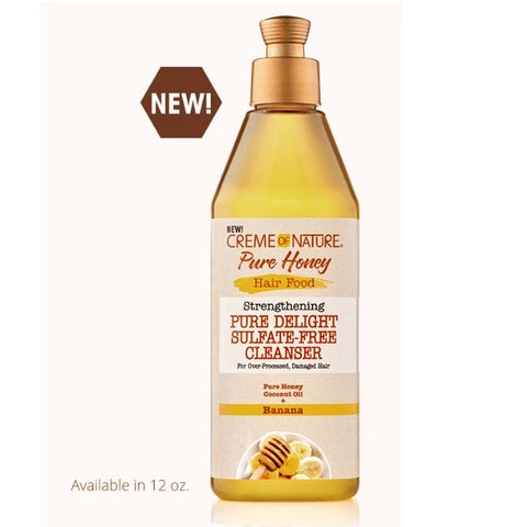 Crema della natura Pure Honey Hair Food Bananna Cleanser 12oz
