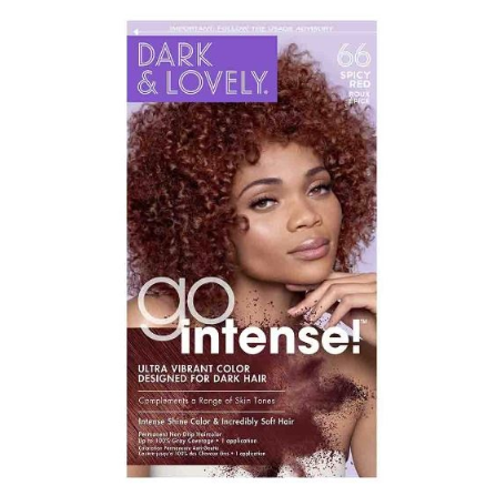 Dark & ​​Lovely Hair Color Go Intense #66 Spicey Red