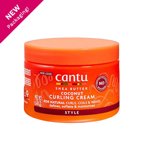Cantu Shea Butter Natural Hair Natural Coconut Curling Cream 12 oz