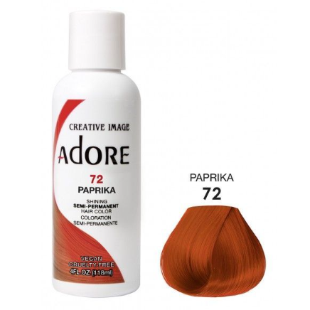 Adorare il colore dei capelli semi permanenti 72 paprika 118ml