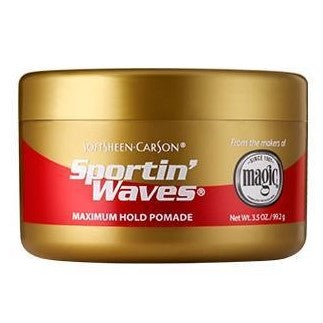 Sportin Waves Pomade Tenuta massima 3,5 oz