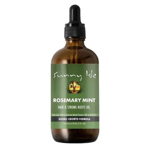 Sunny Isle Rosemary Mint & Strong Roots Oil 3oz