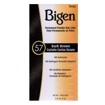 Bigen Powder Hair Color (grande imballaggio) #57 marrone scuro