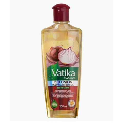 Olio per capelli multivitaminici di cipolla rossa arricchita Vatika 200 ml