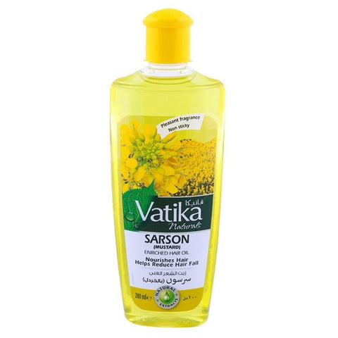 Olio per capelli della senape vatika 200 ml