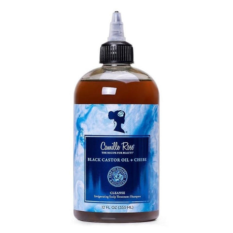 Camille Rose Black Castor Olio + Trattamento del cuoio capelluto Chebe shampoo 12 oz