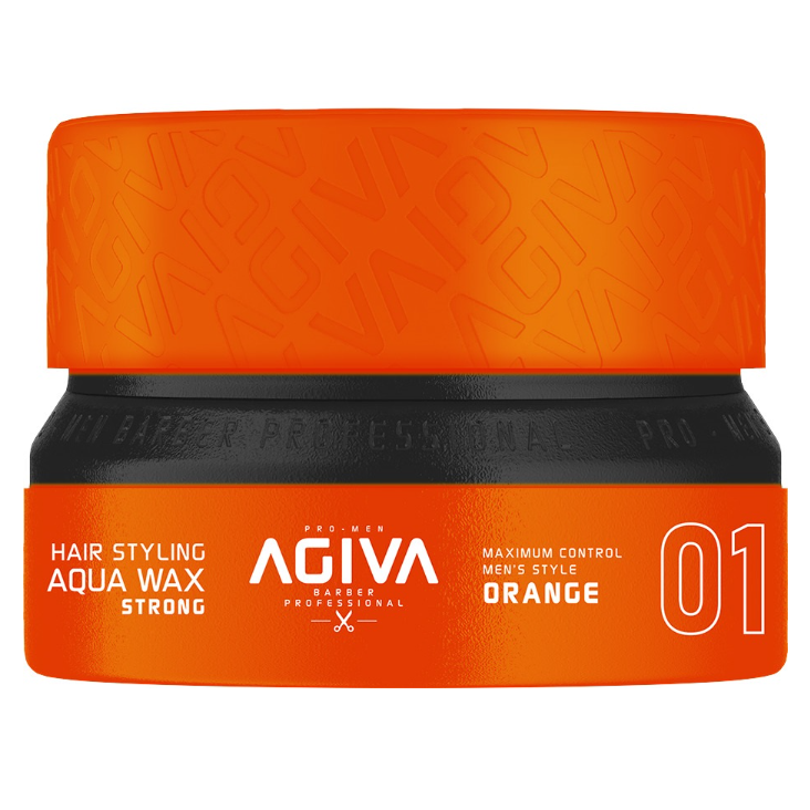 Agela Styling Hair Wax Aqua Strong 155ml - Orange #1