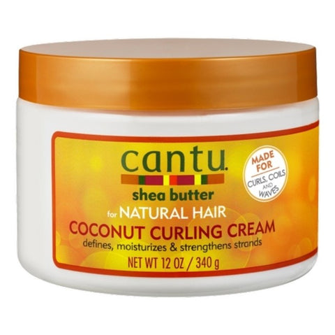 Cantu Shea Butter Natural Hair Natural Coconut Curling Cream 12 oz