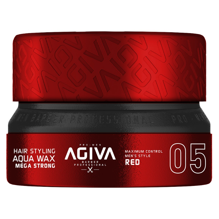 Agela Styling Hair Wax Aqua Mega Strong 155ml - Red #5