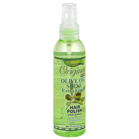 Il miglior olio d'oliva dell'Africa Shine Extra Virgin Hair Polish Spray 177 ml