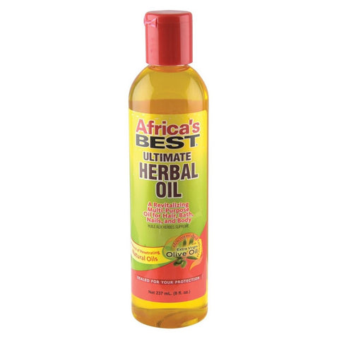 Il miglior olio a base di erbe dell'Africa rivitalizza olio di pelle di capelli a secco 237 ml