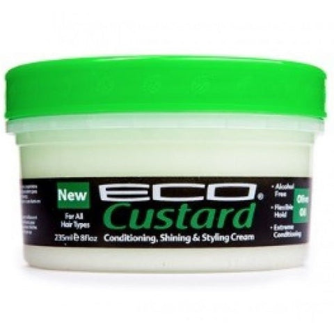 Condizionamento di crema pasticcera ecologica Shining & Styling Cream Olio di oliva 8 oz