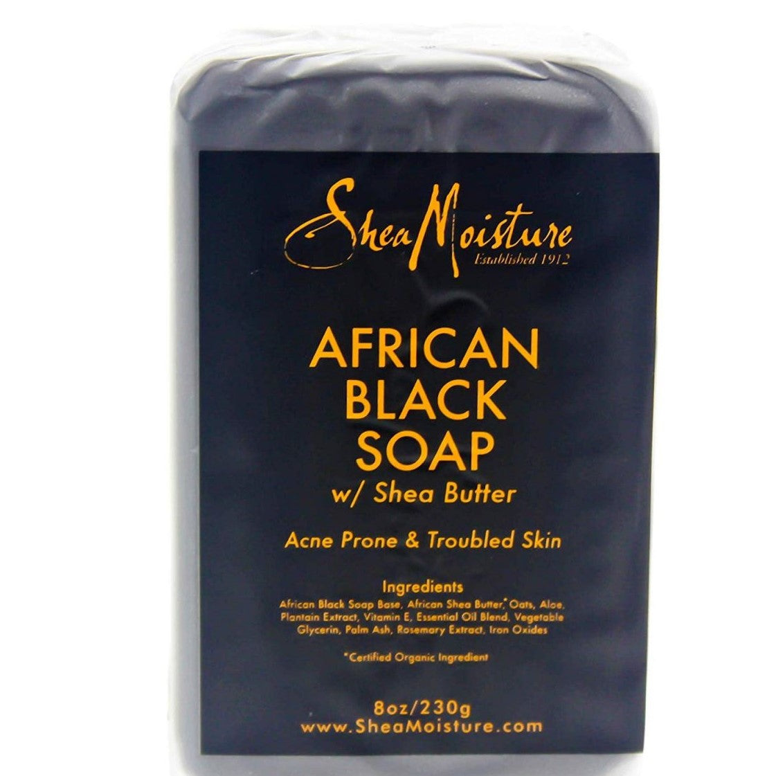 Bar sapone sapone nero africano africano 230 gr