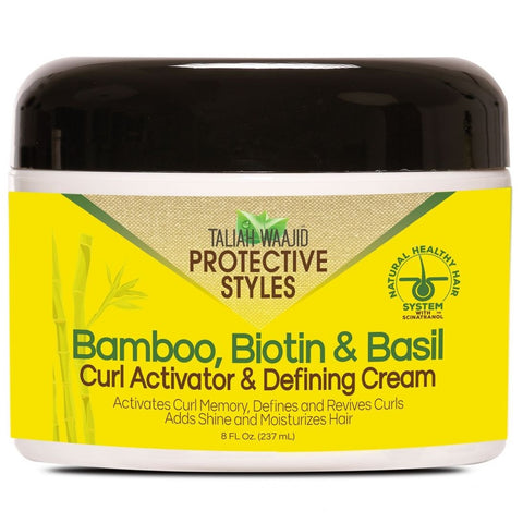 Taliah Waajid PS Bamboo, Biotina e Basil Curl Activator Definizione della crema 237 ml