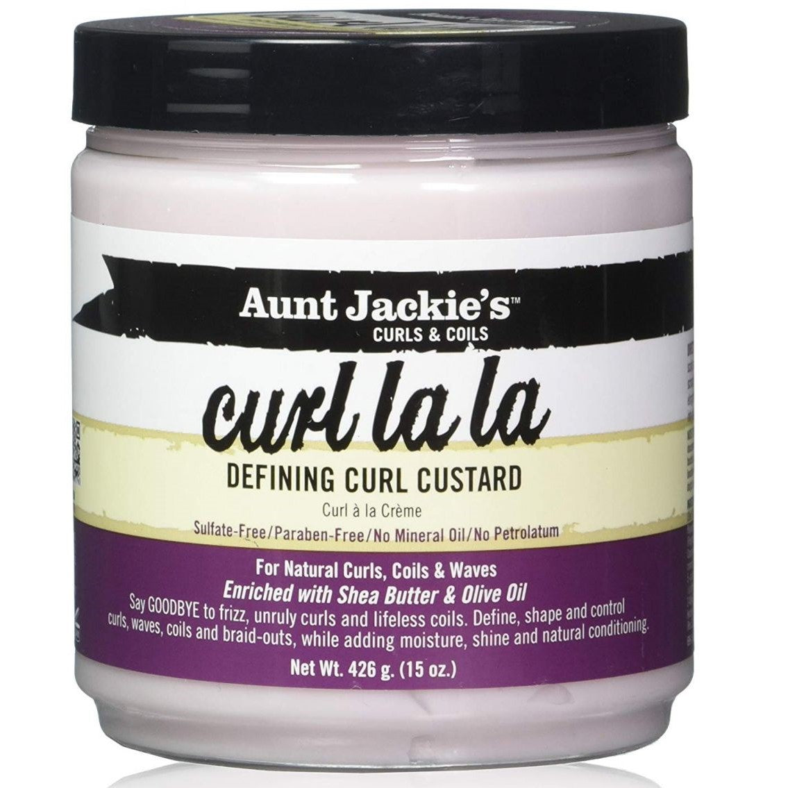 Zia Jackie's Curls & Coils Curl La La Definire Curl Custard 425GR - Crea riccioli magici!