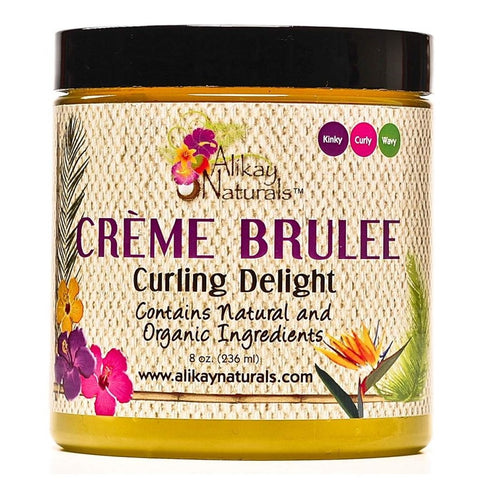 Alikay Naturals Crème Brulee Curling Delizia 8oz / 227G