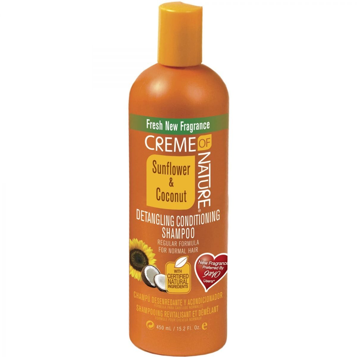 Crema della natura girasole e cocco shampoo condizionante detagamente 32 oz