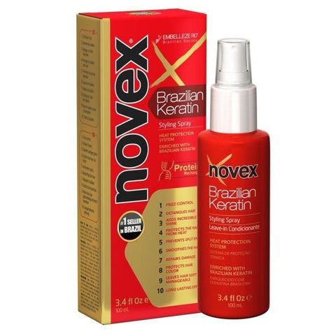Novex Brasilian Keratin Styling Spray Leave in 3,4 once