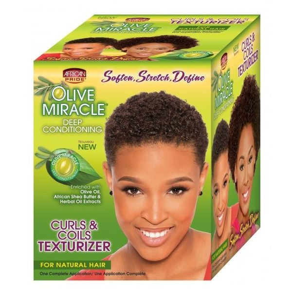African Pride Olive Miracle Curls and Bobs Texturizer