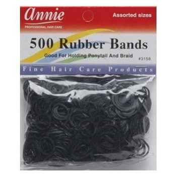 Annie elastici neri 500 pezzi