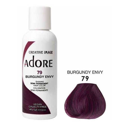 Adorare il colore dei capelli semi permanenti 79 Burgundy Envy 118 ml