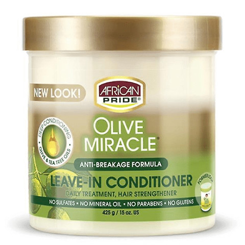 African Pride Olive Miracle Leavel Conditioner Pot 425 Gr