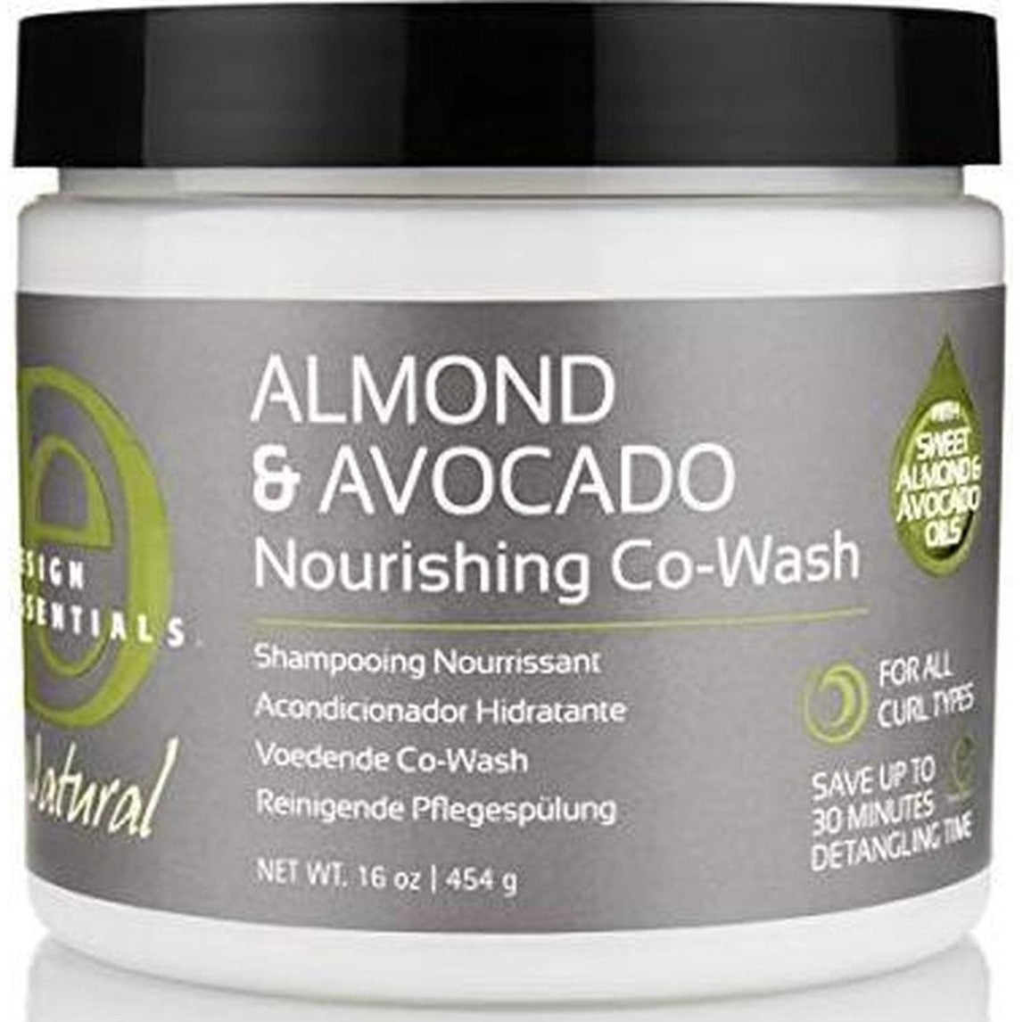 Design Essentials Almond & Avocado Nourishing Co-Wash 454 Gr