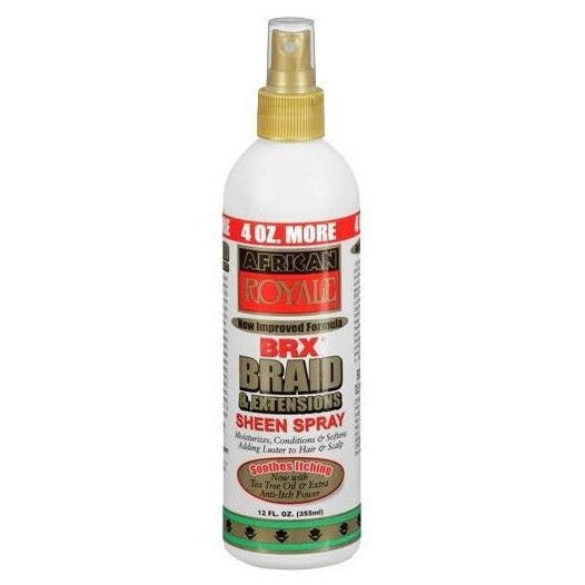 African Royale BRX Braid ed Extensions Sheen Spray 355 ml