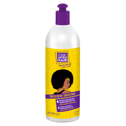 Novex abbellisce la crema per capelli afro lasciati entrare con olio di argan 500 ml