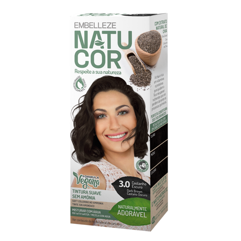Natucor Vegan Hair Color Brown scuro 3.0