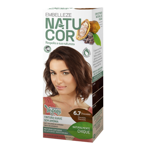 Natucor Vegan Vegan Hair Color Cocoa 6.7