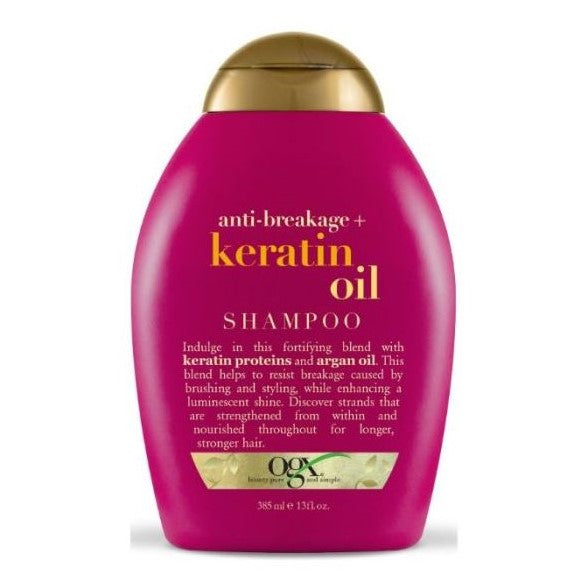 OGX shampoo olio di cheratina anti-breatina 385ml