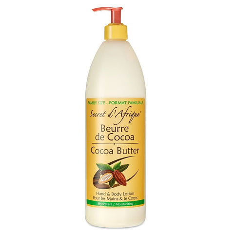 Secret D'Afrique Cocoa Butter Hand and Body Lotion 1000 ml